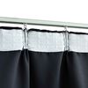 vidaXL Blackout Curtain with Hooks Anthracite 290x245 cm