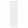 vidaXL Hanging Cabinet with Door Black Oak and White 50 x 31 x 100 cm