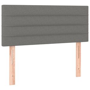 vidaXL Headboard Dark Grey 100 cm Fabric