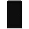 vidaXL Sideboards 2 pcs Black 37.5x35.5x67.5 cm Engineered Wood