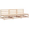 vidaXL Middle Sofa | Natural Wood | Solid Pine Wood | Modular | Middle Sofa