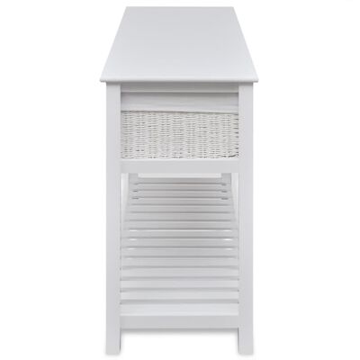 vidaXL Storage Sideboard White