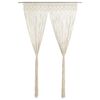 vidaXL Macrame Curtain 140x240 cm Cotton