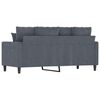 vidaXL 2-Seater Sofa Dark Grey 140 cm Velvet
