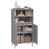 vidaXL Highboard Grey Sonoma 60x36x110 cm Engineered Wood