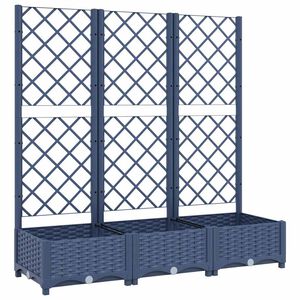 vidaXL Garden Blue Grey 120 x 40 x 121.5 cm