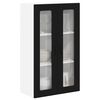 vidaXL Kitchen Wall Cabinet Black 60 x 31 x 100 cm Engineered Wood