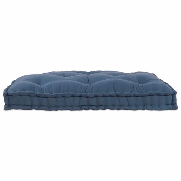 vidaXL Pallet Sofa Cushion Indigo 120 x 80 x 12 cm Fabric