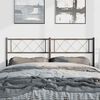 vidaXL Metal Headboard Black 135 cm