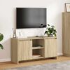 vidaXL TV Cabinet Sonoma Oak 102x37.5x52.5 cm Engineered Wood