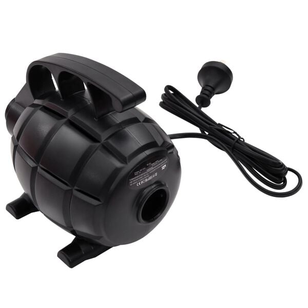 vidaXL Electric Air Pump Black