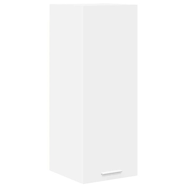 vidaXL Hanging Cabinet with Door White 30 x 31 x 80 cm Engineered Wood