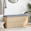 vidaXL Storage Bench Sonoma Oak 102x42x45 cm Engineered Wood