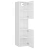 vidaXL Bathroom Furniture Set White Engineered Wood