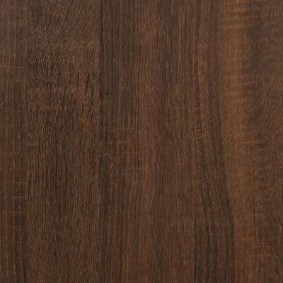 vidaXL Side Table Brown Oak 35x30x60 cm Engineered Wood