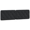 vidaXL Headboard Cushion Black 152 cm Queen Velvet