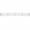 vidaXL Wire Mesh Fence with Spike Anchors Anthracite 1x10 m