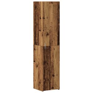 vidaXL Highboard Old Wood 40 x 42.5 x 185 cm