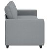 vidaXL 3-Seater Sofa&nbsp;Light Grey 220x77x82 cm Fabric