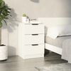 vidaXL Bedside Cabinet White 40x36x65 cm