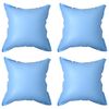 vidaXL Pool Pillow | Set of 4 | Blue | PVC | Medium | Portable | Pool Pillow