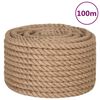 vidaXL Rope 100% Jute 20 mm 100 m