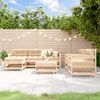 vidaXL 7 Piece Garden Lounge Set with Cushions Solid Wood