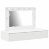 vidaXL Dressing Table White 100 x 40 x 70 cm Engineered Wood