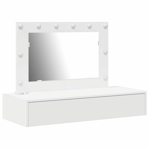 vidaXL Dressing Table White 100 x 40 x 70 cm Engineered Wood