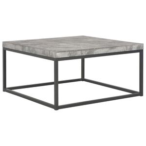 vidaXL Coffee Table 75x75x38 cm Concrete Look