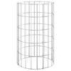 vidaXL Circular Gabion Raised Beds 3 pcs Galvanised Steel Ø30x50 cm