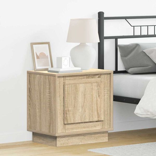 vidaXL Bedside Cabinet 2 pcs Sonoma Oak 44 x 34.5 x 45 cm