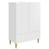 vidaXL Sideboard White 66 x 34.5 x 95 cm Engineered Wood