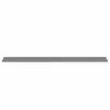 vidaXL Wall Shelves 2 pcs Grey 100x9x3 cm