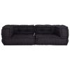 vidaXL 2-seater Modular Sofa Anthracite 140x70x36 Fabric