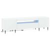vidaXL LED TV Cabinet White Engineered Wood