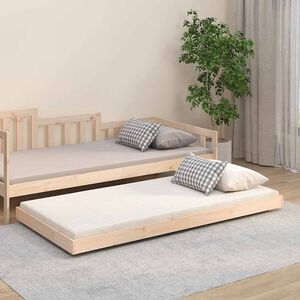 vidaXL Bed Frame without Mattress 90x190 cm Solid Wood Pine