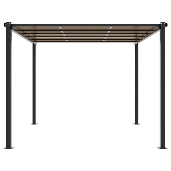 vidaXL Garden Gazebo Anthracite 3x3 m Aluminium