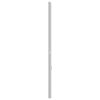 vidaXL Metal Replace Headboard White 107 cm