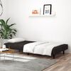 vidaXL 2-Seater Sofa Bed Black Velvet