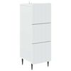 vidaXL Drawer Cabinet White 33 x 34.5 x 92 cm Engineered Wood