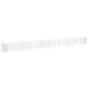 vidaXL Gabion Raised Bed Galvanised Iron 610x50x50 cm