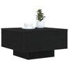 vidaXL Coffee Table Black Oak 55 x 55 x31 cm Engineered Wood