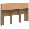 vidaXL Headboard Cabinet Artisan Oak 160x19x103.5 cm Engineered Wood