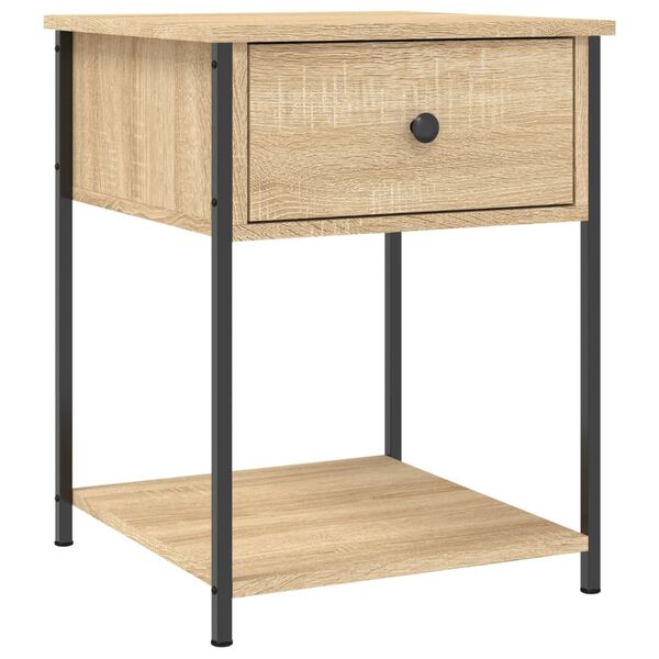 vidaXL Bedside Tables 2 pcs Sonoma Oak 44x45x58 cm Engineered Wood