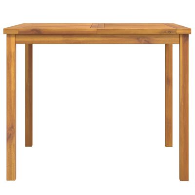vidaXL Garden Dining Table 90x90x74 cm Solid Wood Acacia