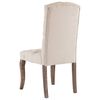 vidaXL Dining Chairs 2 pcs Beige Linen-Look Fabric