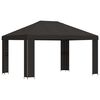 vidaXL Gazebo 4 x 3 m Anthracite Polyester and Steel 190 gsm