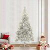 vidaXL Artificial Pre-lit Christmas Tree Silver 240 cm PET