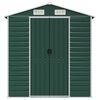 vidaXL Garden Shed Green 191x725x198 cm Galvanised Steel
